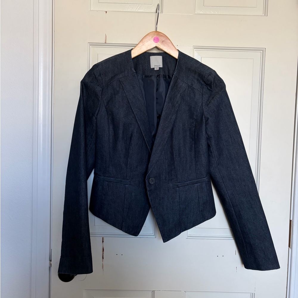Halogen Dark Denim Blazer